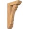 Ekena Millwork Merced Slat Smooth Bracket w/ Offset Brace, Western Red Cedar, 5 1/2"W x 16"D x 28"H BKT0604X16X28MRC06SWR - alternate 1
